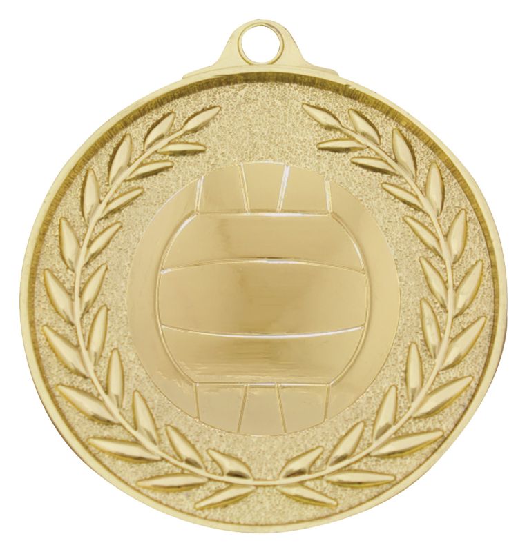 MX911G Netball Classic Wreath Gold Medal 5cm