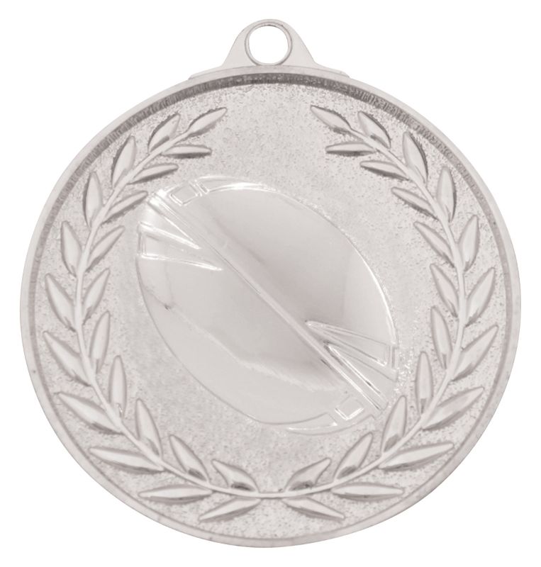 MX913S Rugby League Classic Wreath Silver Medal 5cm