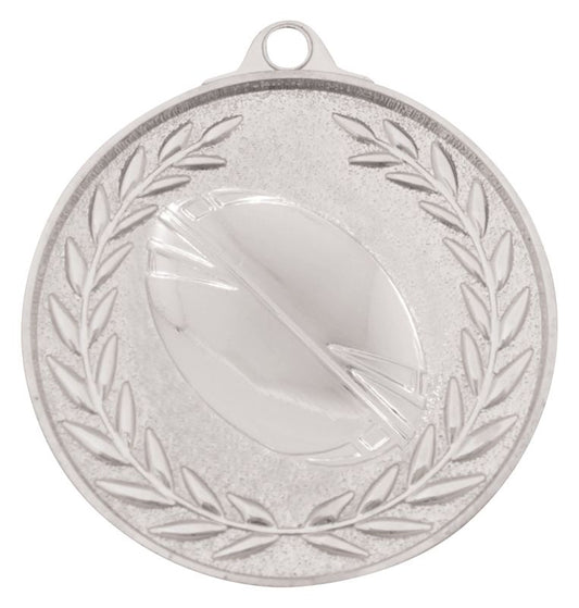 MX913S Rugby League Classic Wreath Silver Medal 5cm