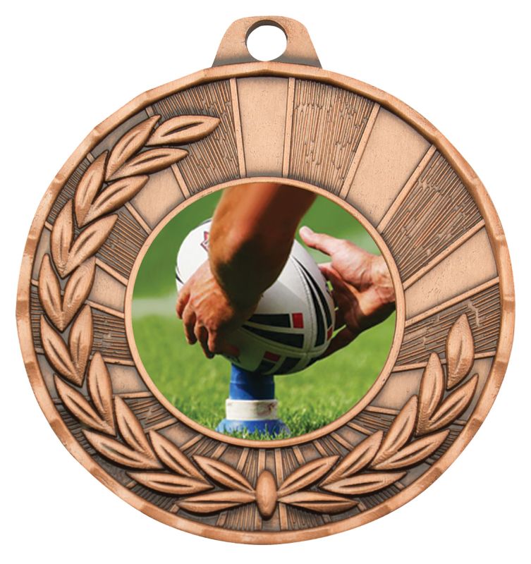 MY101B-C132 Rugby Bronze Medal 5cm