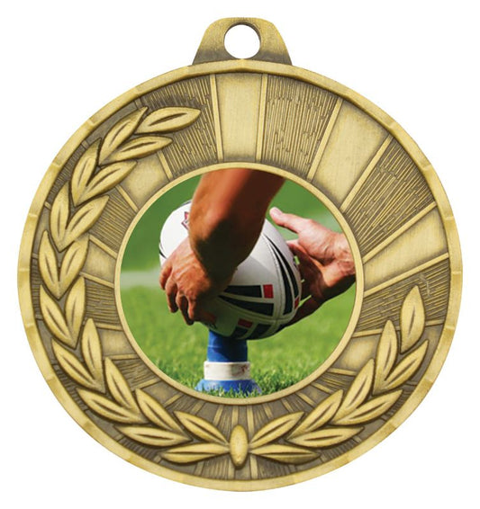 MY101G-C132 Rugby Gold Medal 5cm