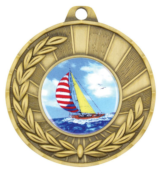 MY101G-K147 Sailing Gold Medal 5cm