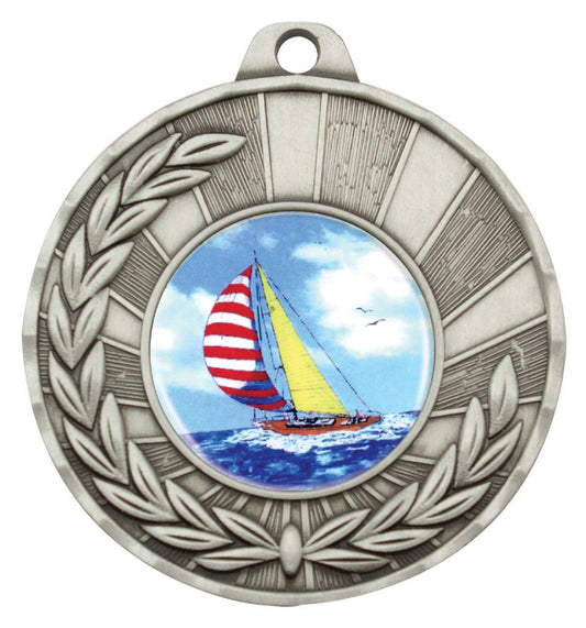 MY101S-K147 Sailing Silver Medal 5cm