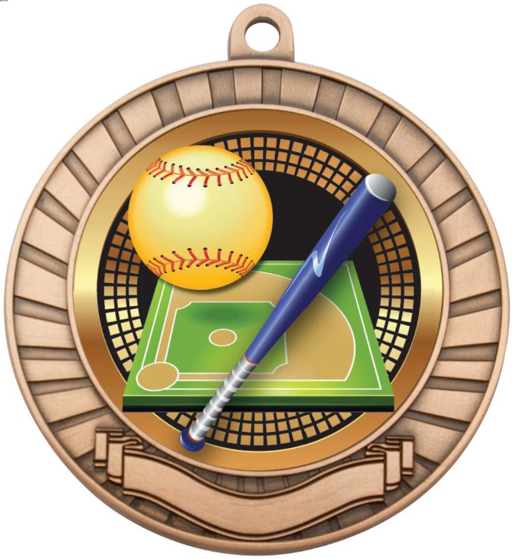 MY201B-B75 Softball Bronze Medal 7cm