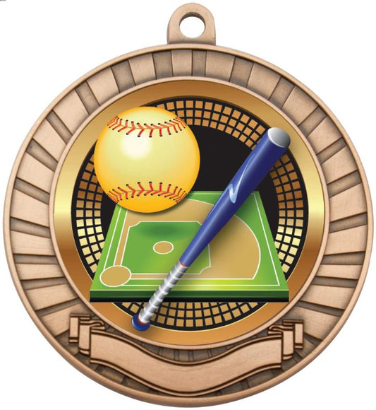 MY201B-B75 Softball Bronze Medal 7cm
