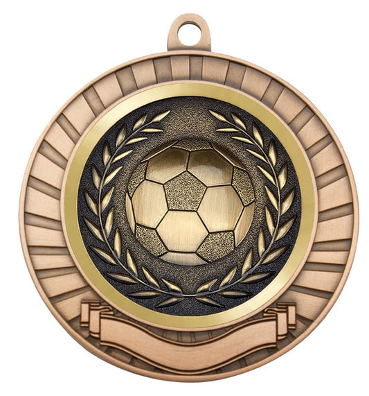 MY201B-B80 Football Bronze Medal 7cm