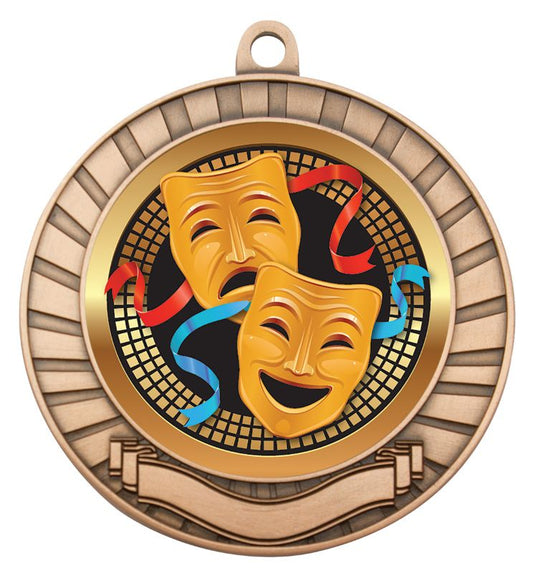 MY201B-B94 Drama Bronze Medal 7cm