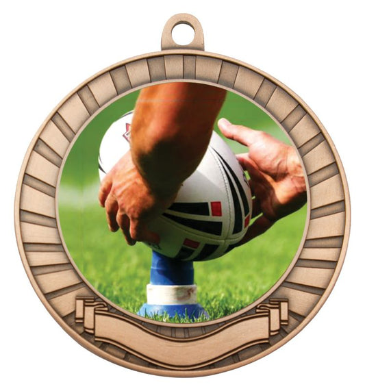 MY201B-C132 Rugby Bronze Medal 7cm