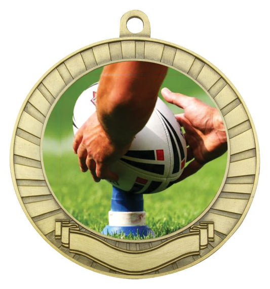 MY201G-C132 Rugby Gold Medal 7cm