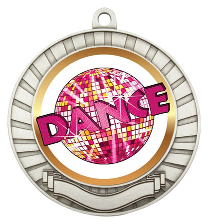MY201S-B19 Dance Silver Medal 7cm
