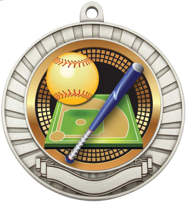 MY201S-B75 Softball Silver Medal 7cm
