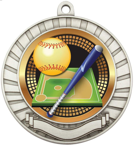 MY201S-B75 Softball Silver Medal 7cm