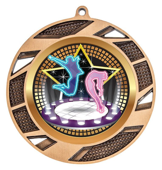 MY202B-B32 Dance Bronze Medal 7cm