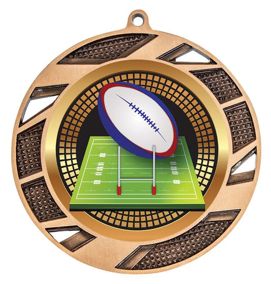MY202B-B39 Rugby Bronze Medal 7cm