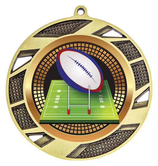 MY202G-B39 Rugby Gold Medal 7cm