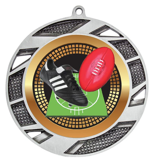 MY202S-B31 Footy Silver Medal 7cm