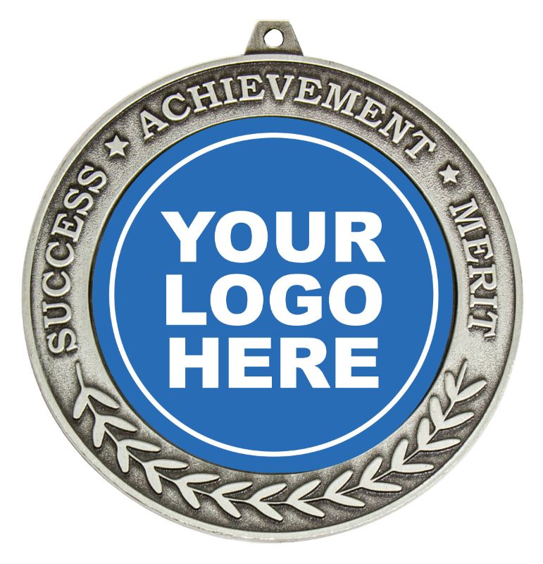 MY203S Tribute Insert Medal Silver 7cm