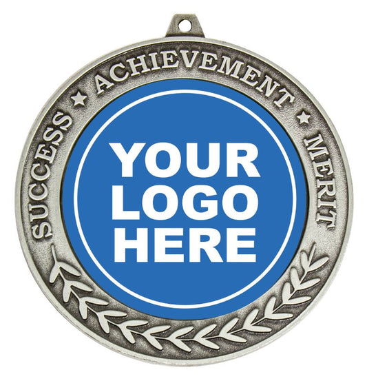 MY203S Tribute Insert Medal Silver 7cm