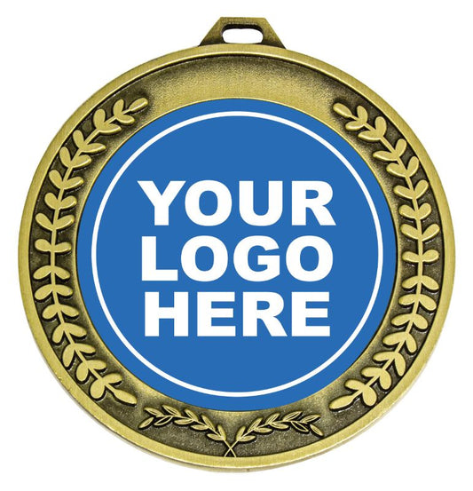 MY204G Accolade Insert Gold Medal 7cm