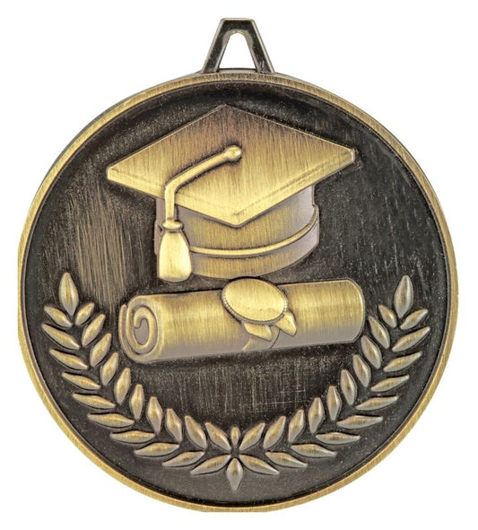 MY520G Scholarship Medal Graduation Gold 6.2cm