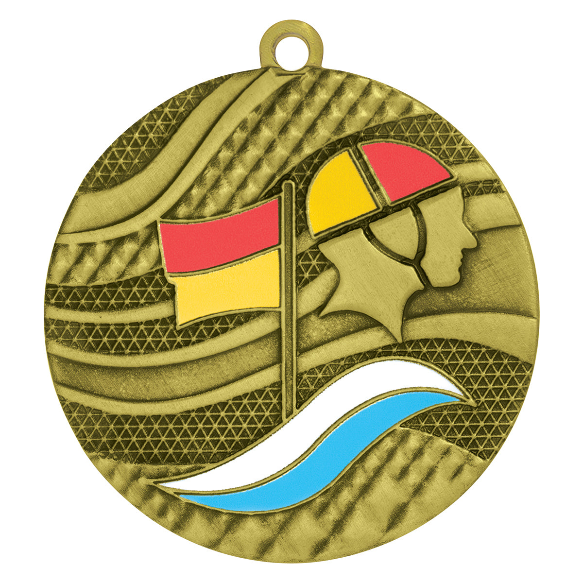 MY657 Mosaic Lifesaving Medal 50mm