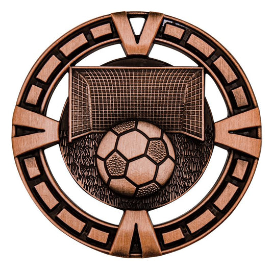 MY904B Football Varsity Medal Bronze 6.5cm