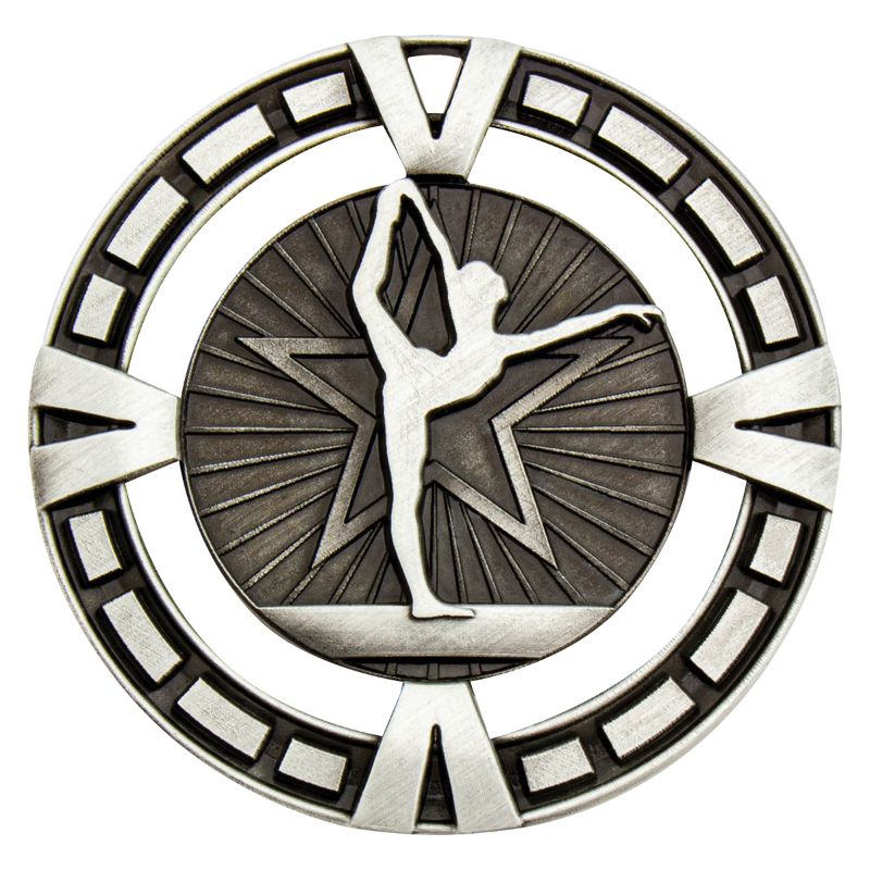 MY914S Gymnastics Varsity Medal Silver 6.5cm