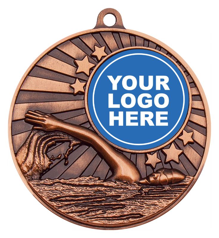 MZ602B Impact Medal Swim Bronze 5cm