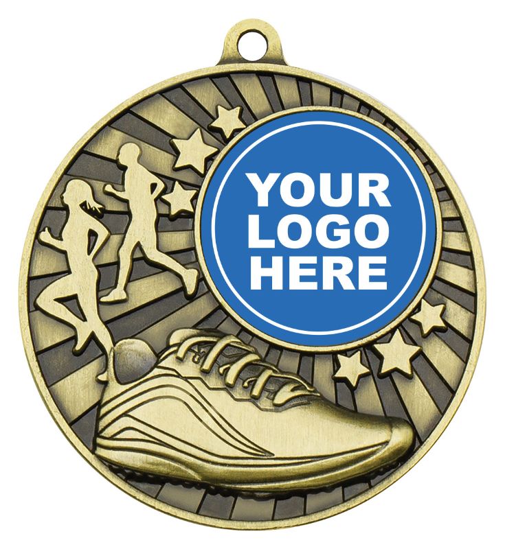 MZ625G Impact Medal Cross Country Gold 5cm
