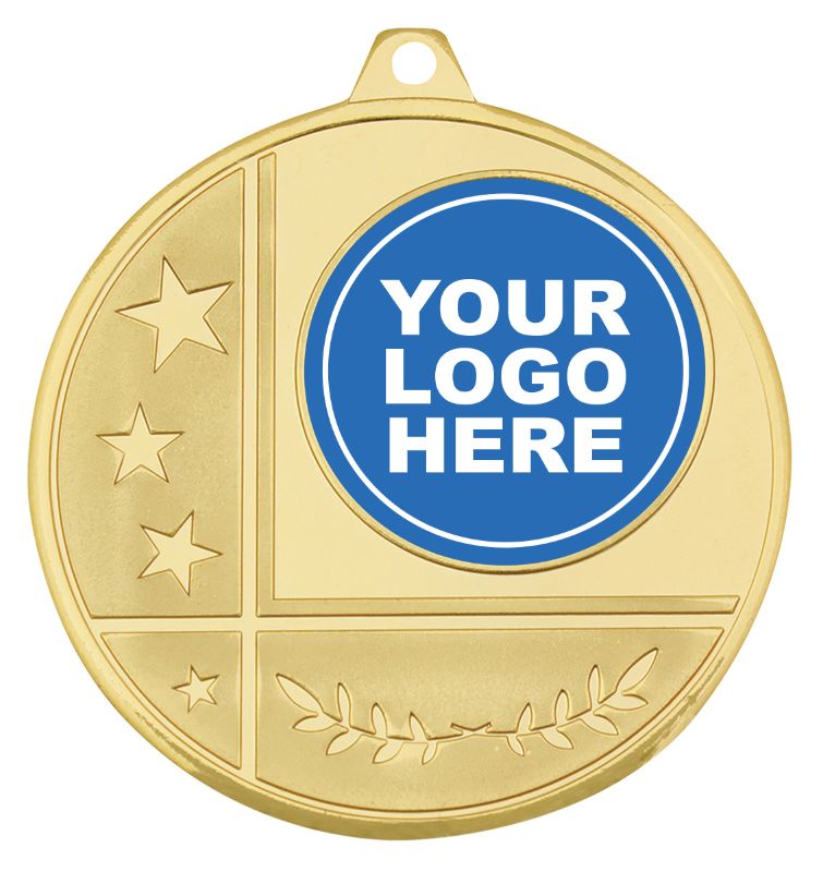 MZ950G Glacier Insert Medal Gold 5cm