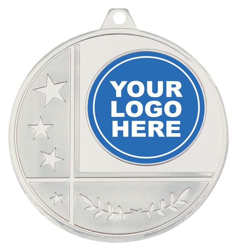 MZ950S Glacier Insert Medal Silver 5cm