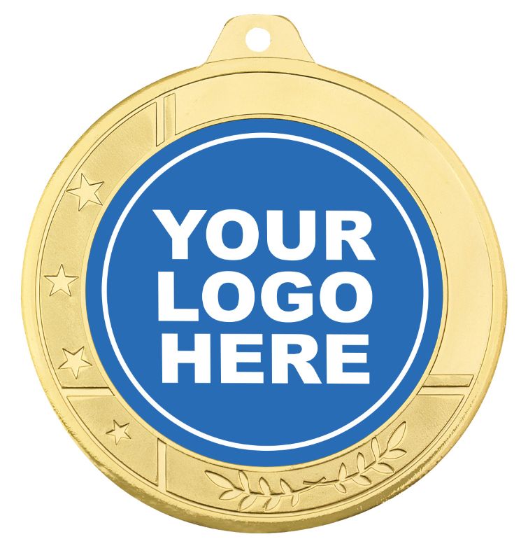 MZ970G Glacier Insert Medal Gold 7cm
