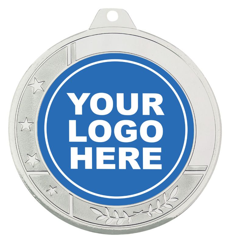 MZ970S Glacier Insert Medal Silver 7cm