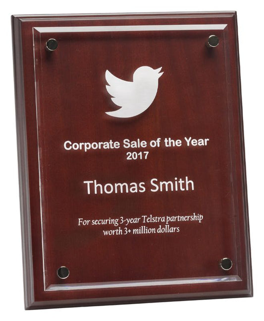 PAC6 Floating Acrylic Plaque 20cm