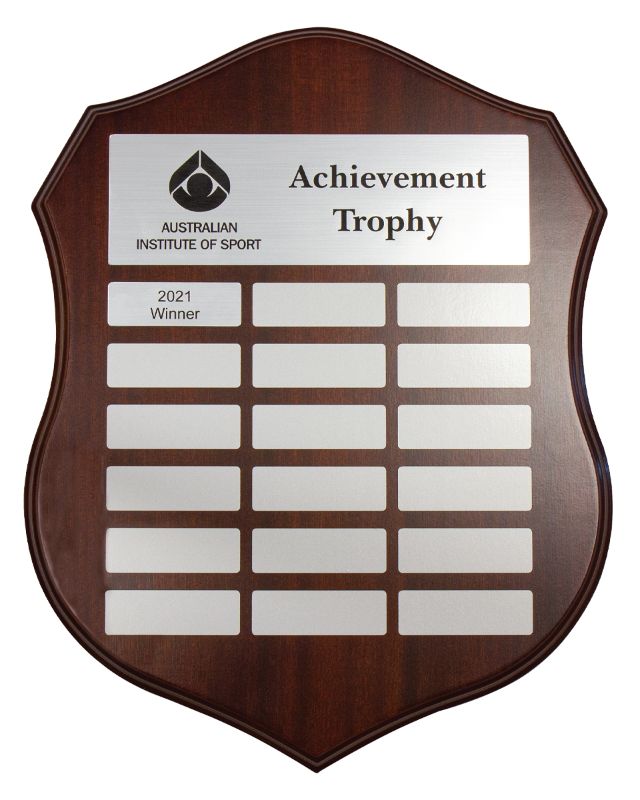 PES-13-01 Assembly Shield Distinction Silver 34cm