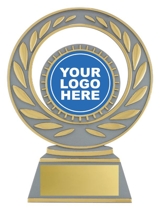 PH150G Virtue Plaque Silver / Gold 15cm