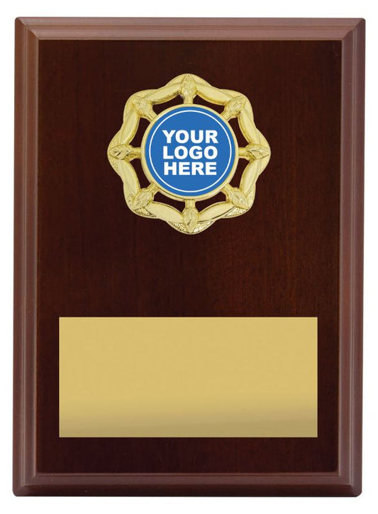 PL01A Olive Plaque Walnut Plaque 15cm