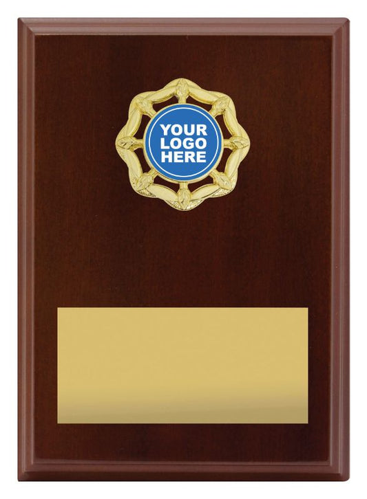 PL01B Olive Plaque Walnut Plaque 17.5cm