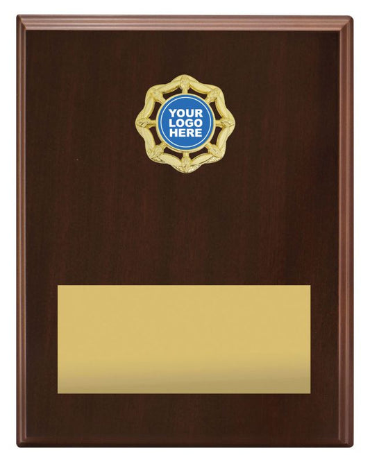PL01D Olive Plaque Walnut Plaque 22.5cm