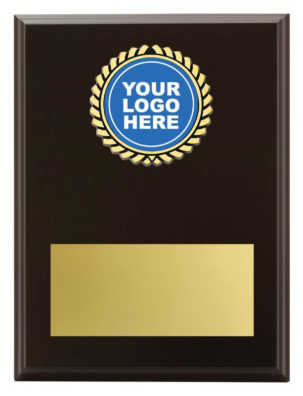 PL02C Aura Plaque Black Plaque 20cm