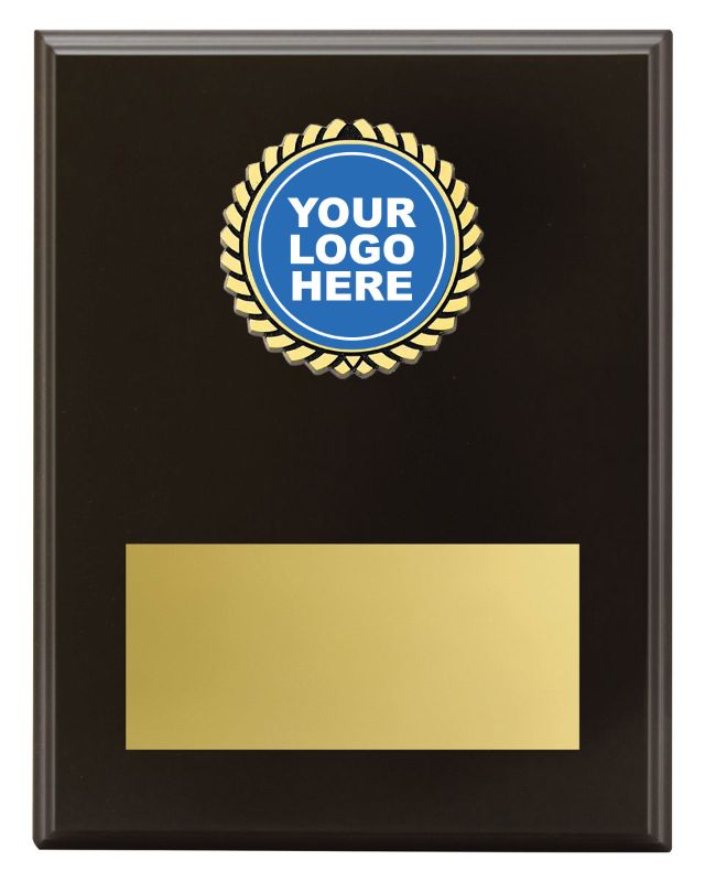 PL02D Aura Plaque Black Plaque 22.5cm