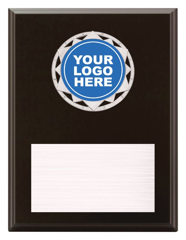 PL10C Compass Plaque Black Plaque 20cm
