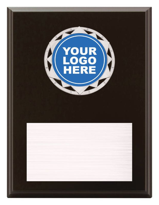 PL10C Compass Plaque Black Plaque 20cm