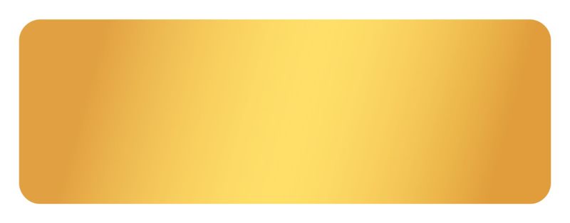 PLATE SPECIAL Gold Aluminium Engraving Plate 5 x 1.7cm