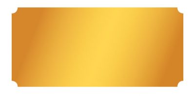 PLC10050 Gold Aluminium Engraving Plate 10 x 5cm