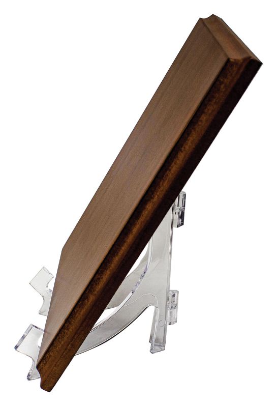 PLE16 Plaque Easel Clear 16cm