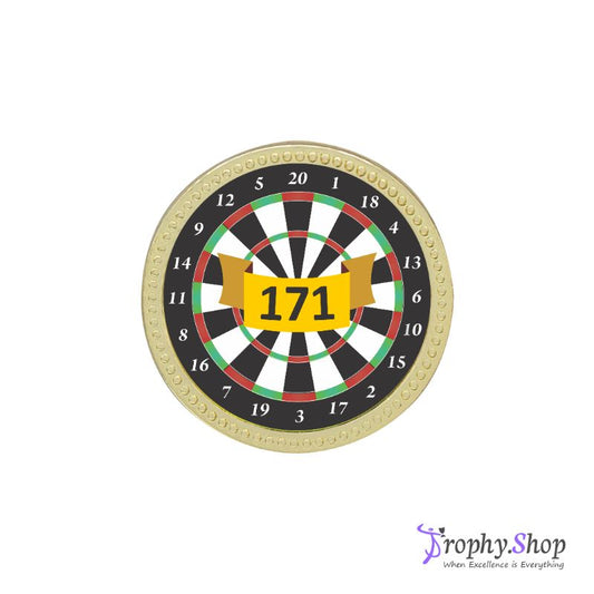 PN05-TS69 Darts 171 Badge 2.8cm