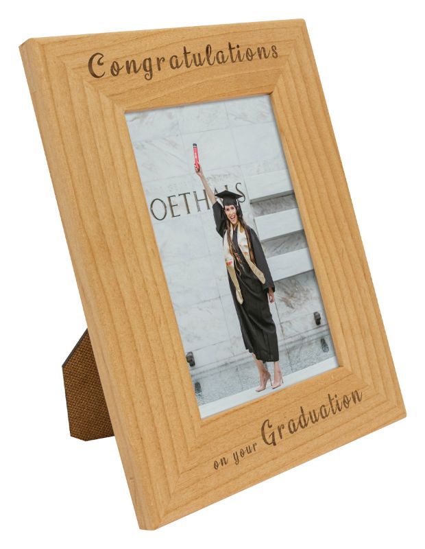 PTF157 Wood Photo Frame with Easel 190 x 24cm