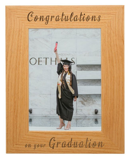 PTF157 Wood Photo Frame with Easel 190 x 24cm