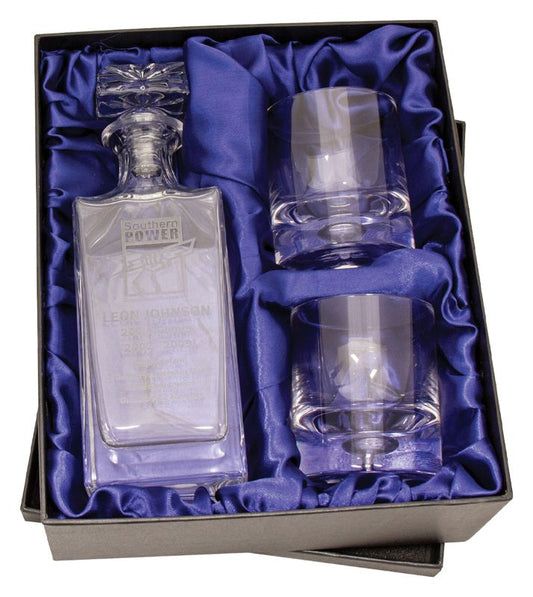 PX333 Gift Box only for Decanter & 2 Whiskey Glasses 30cm